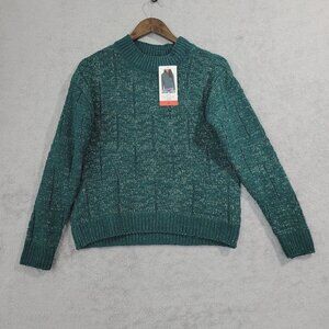 NEW Weatherproof Vintage Womens M Top Knit Sweater With Shimmer Polyester// 26PT